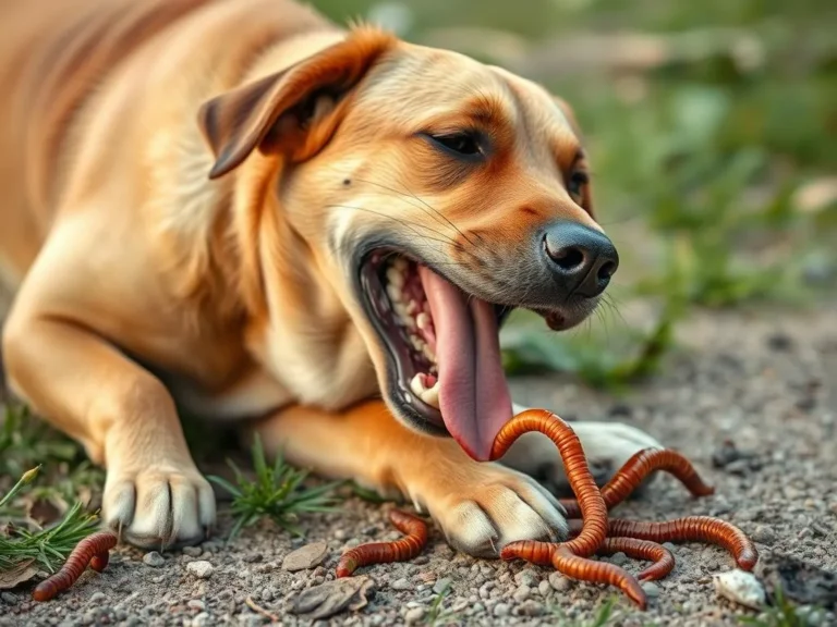 Why Is My Dog Throwing Up Worms
