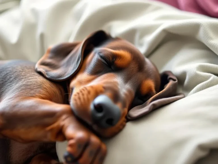 Why Your Dachshund Sleeps So Much