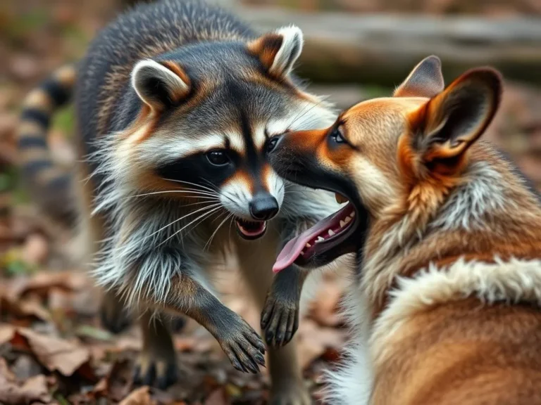 Will A Raccoon Attack A Dog
